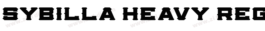 Sybilla Heavy Regula字体转换